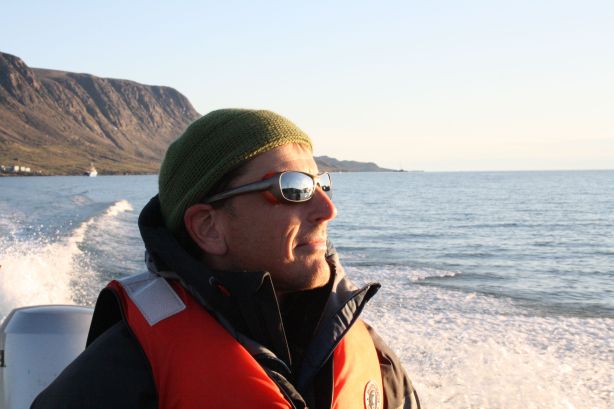 On the boat to the park