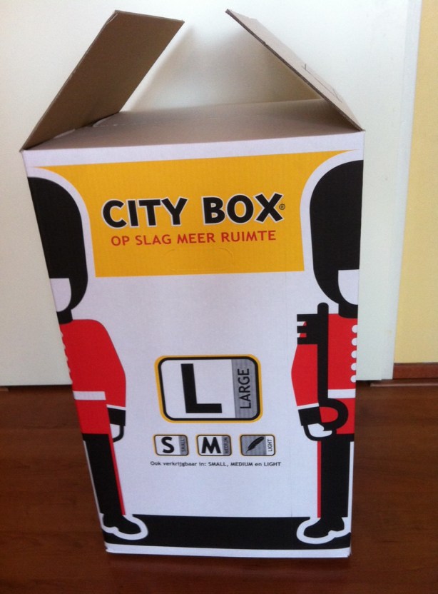 Backpack in City Box