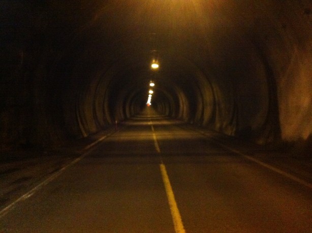 In the tunnel In the tunnel