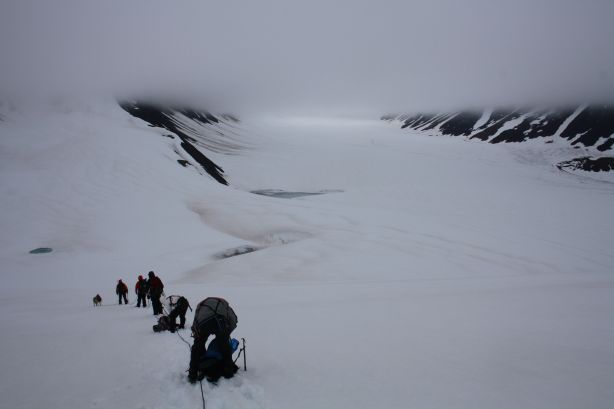 The panorama of ice and snow The panorama of ice and snow