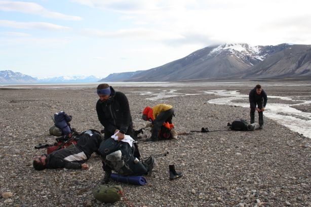 Familiar terrain on Petunia Bukt