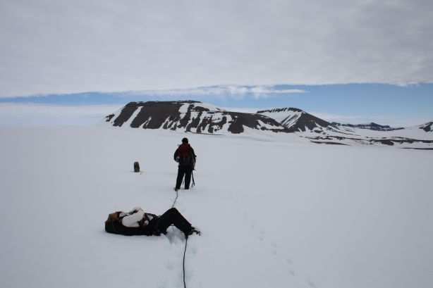 Nunataak in sight and the going got tougher