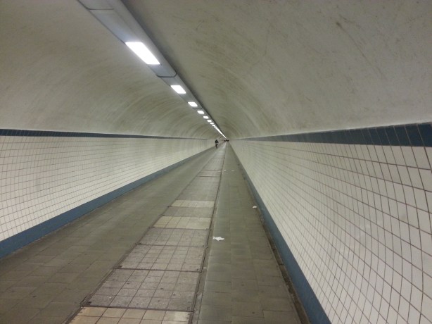 Pedestrian tunnel in Antwerp
