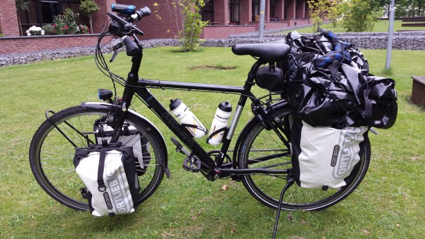 It all fits on the bike