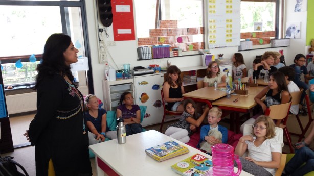 Mansi at Willemsparkschool for Green Pedals