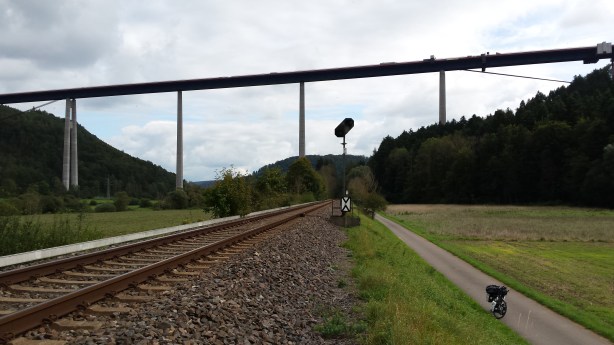 The Neckar valley is quite deep