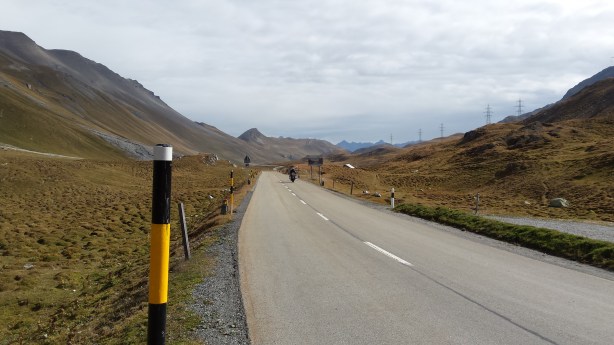 Looking down from the Albula Pass