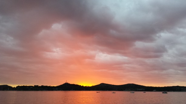 Sunset in Šibenik