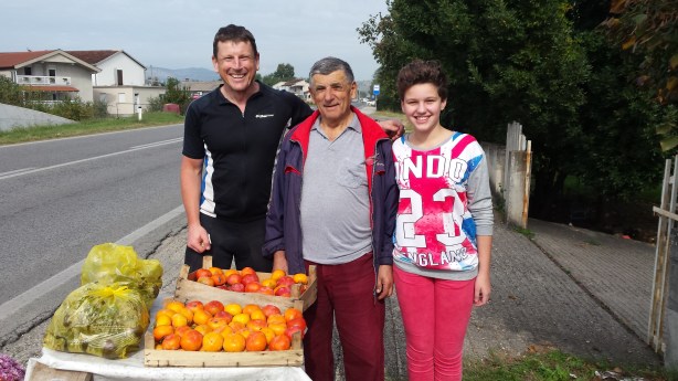 Me, Isabella and her grandfather