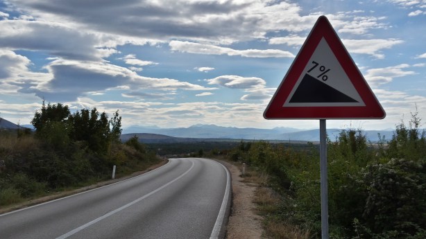 Down to the plains in southern Bosnia Herzegovina
