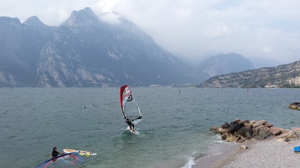 Windsurfing on Lake Garda