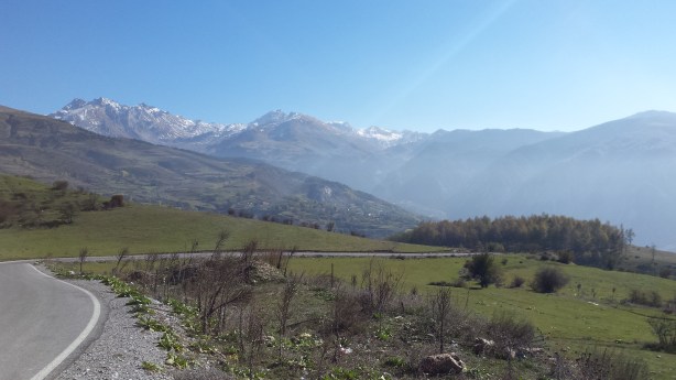 The road to Peshkopi