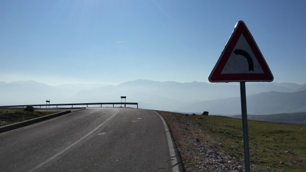 The road to Peshkopi