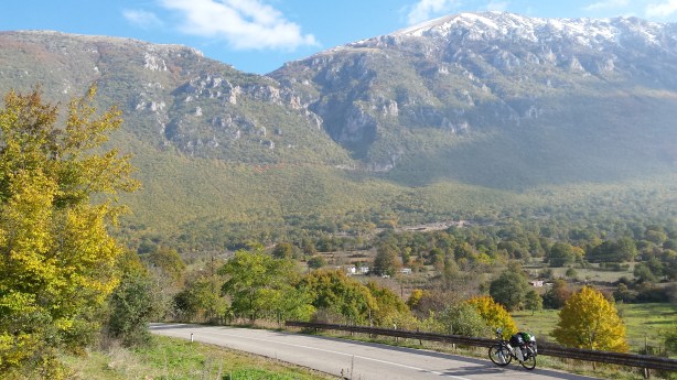 Drahtesel preparing herself for the climb