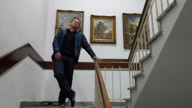 On the way to dinner