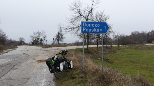 At 800m, our highest point today - Popsko