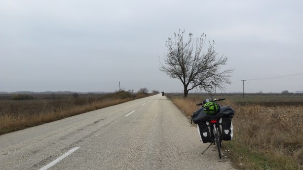 More long, straight, flat roads in Greece
