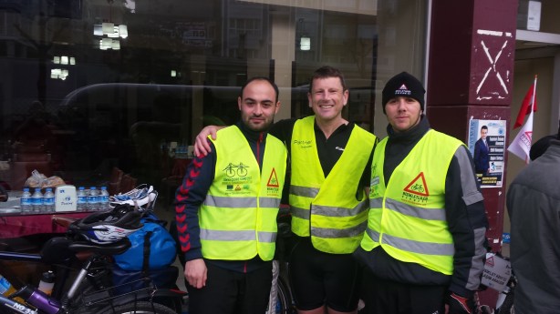 Me and our hosts Emir and Hakan