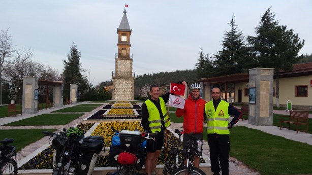 With one of our hosts Emir in Bilecik