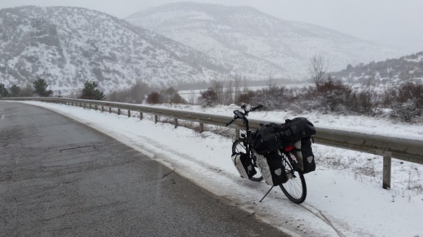 Snow on the way to Gerede