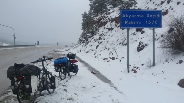 The high pass between Kızılcahamam and Gerede