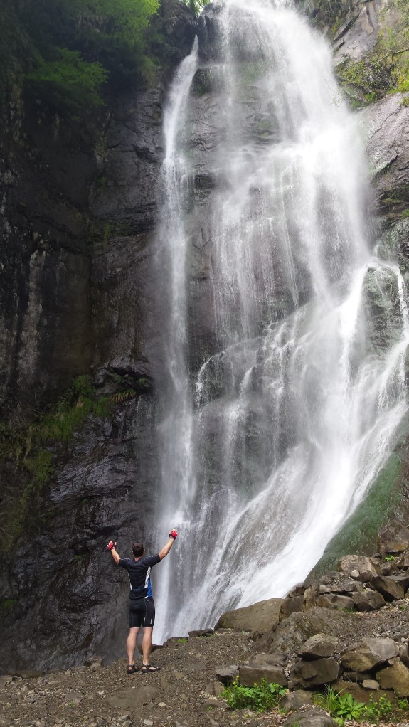 Waterfall on the way to Khulo