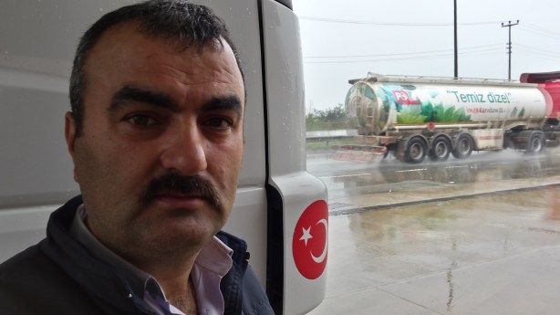 One of our 'warm up with tea' stops