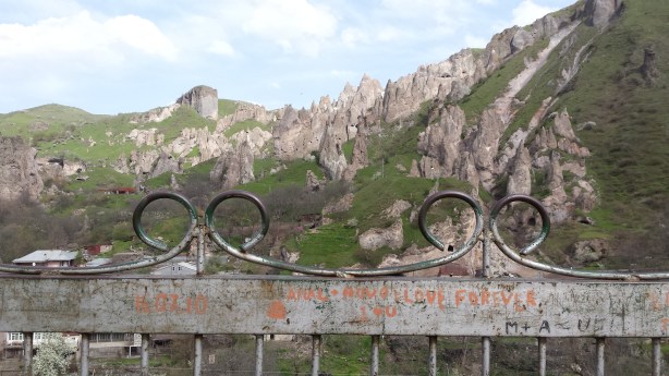 The valley surrounding Goris