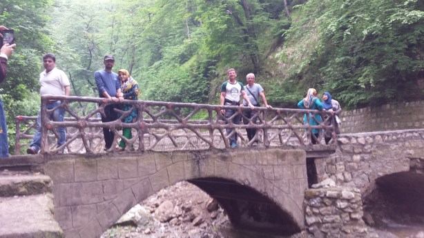 On the way to the waterfall