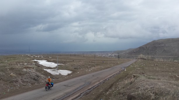 Up out of Lake Sevan