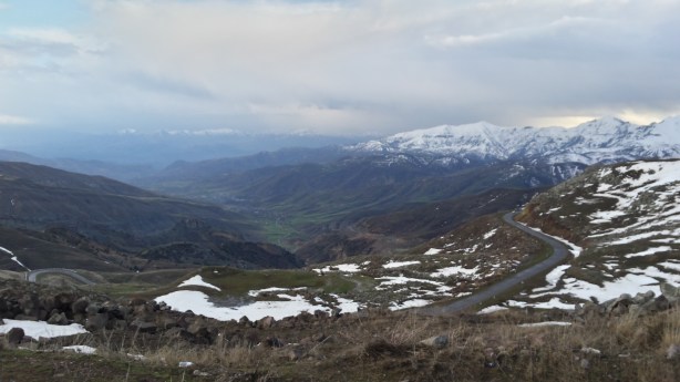 View from the top of the pass