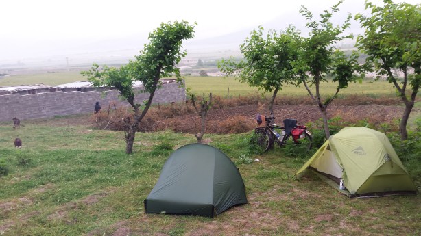 Our camping spot in Loveh