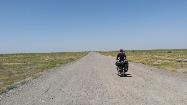 In the Turkmenistan desert