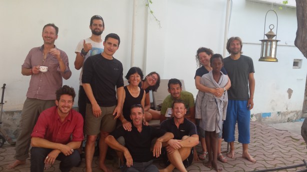 The cycling gang at Vero's