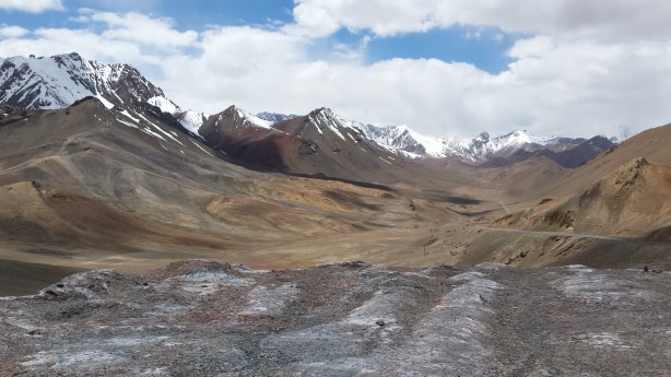 View northwards from the Akbaital Pass