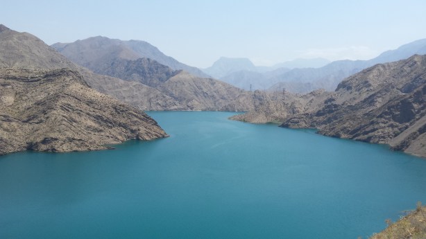 The view over the dam