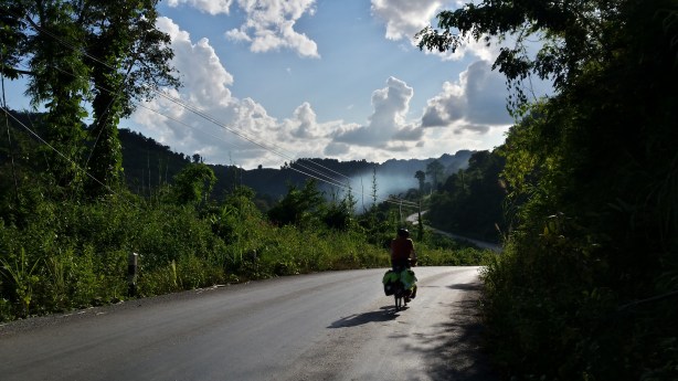 Riding to our temple home