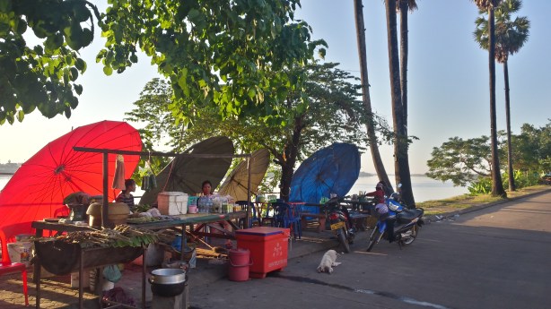 Umbrellas on the Mekong