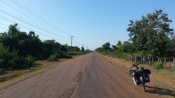 Road along the Mekong