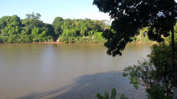 View from my guesthouse in Pakse