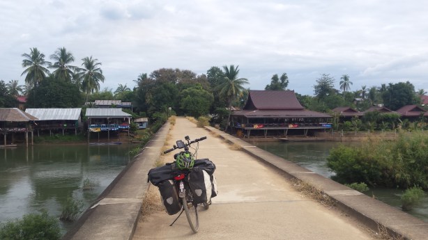 The bridge from Don Det to Don Khon
