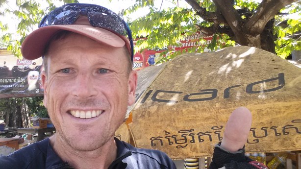 My first glimpse of Khmer script on this trip