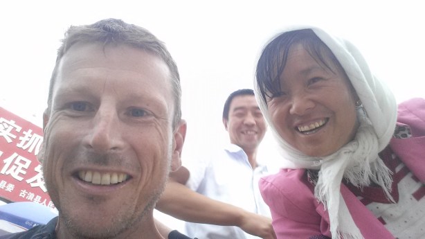 Looking at Facebook over my shoulder