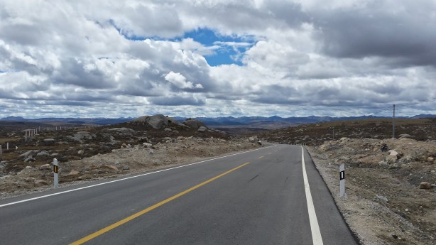 Descending from the plains