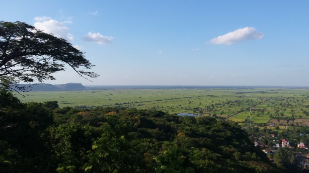 View over the Cambodian plains
