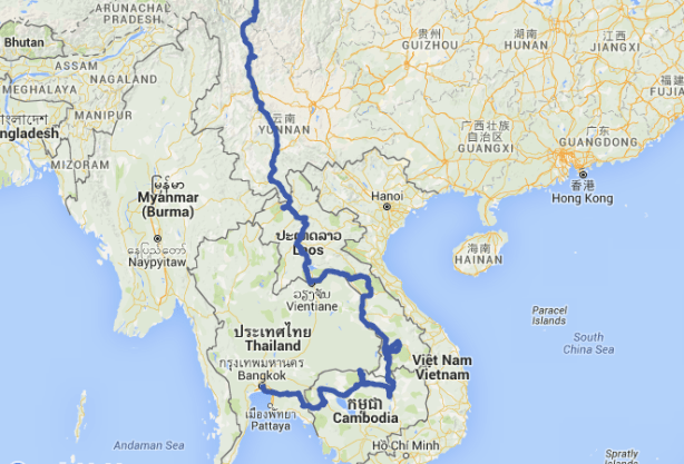 The approach into Bangkok