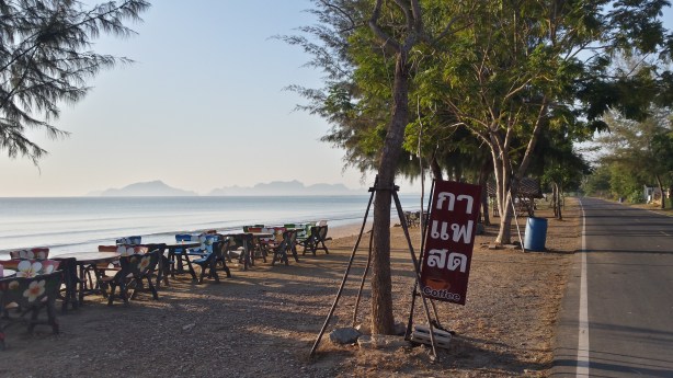 The coast in the morning light