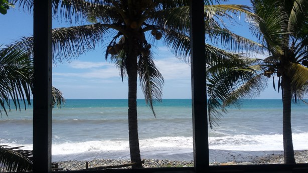 View from our lunch spot at the 28000km mark.