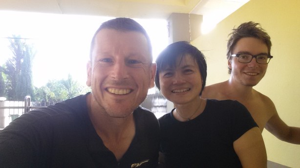 Our warm showers host Jammie