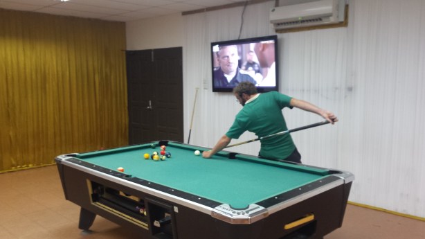 Pool in the miner's township